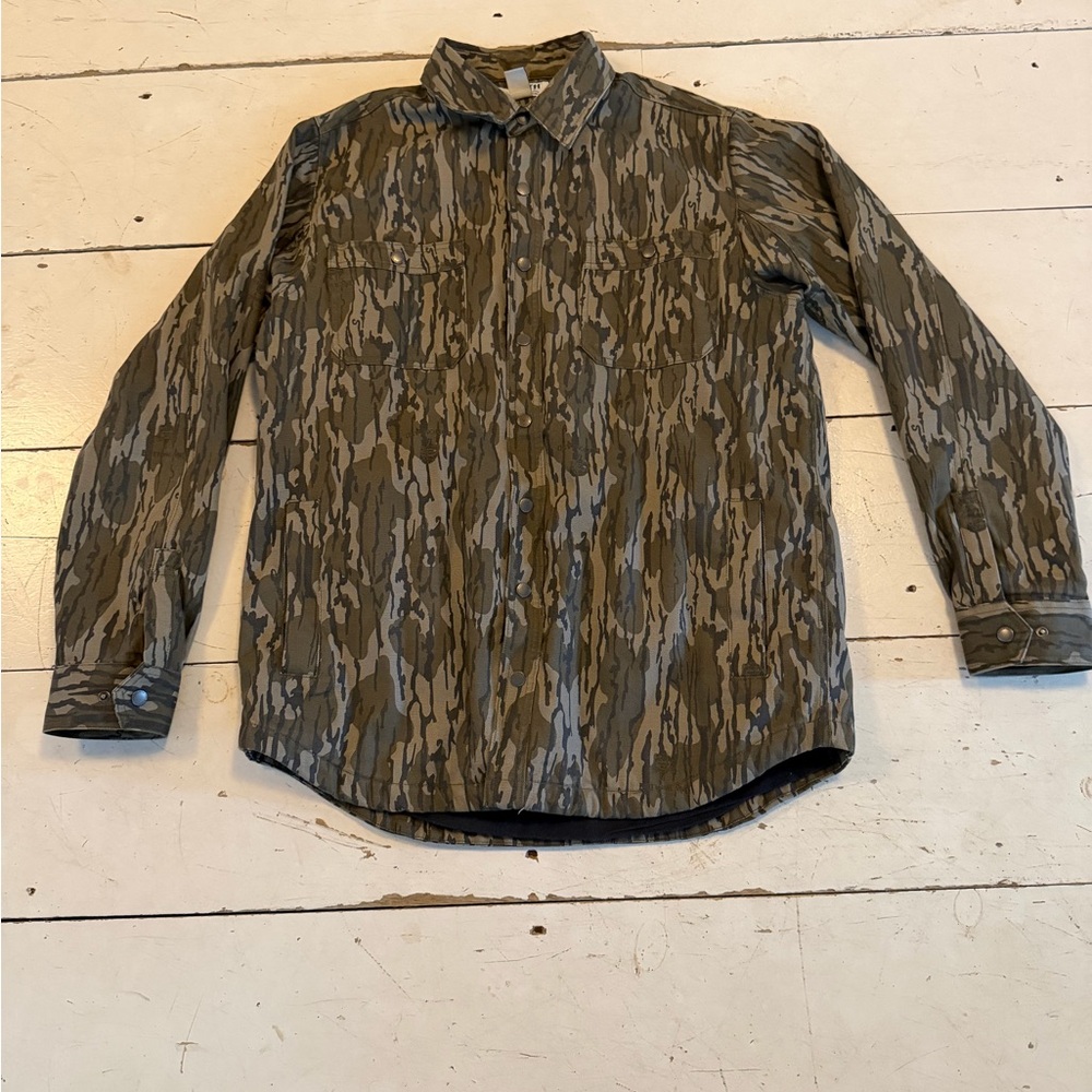 Duluth Trading Co Heavy Duty camo shacket